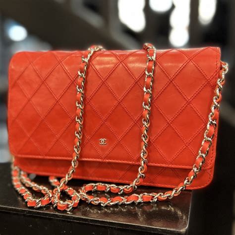 porte carte chanel occasion|chanel wallet on chain.